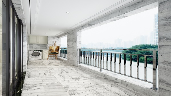 不銹鋼護(hù)欄陽臺(tái)